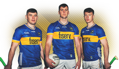 Tipperary GAA 2 Stripe Home / Away / Commemoration / Vest Mens Jersey Size:  S-5XL （Print Custom Name Number）Top Quality