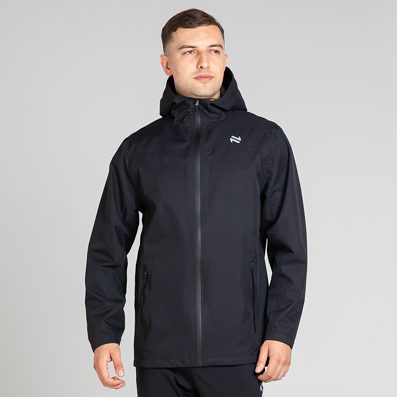 Men's Drifter Half Zip Hooded Windbreaker Black | O'Neills