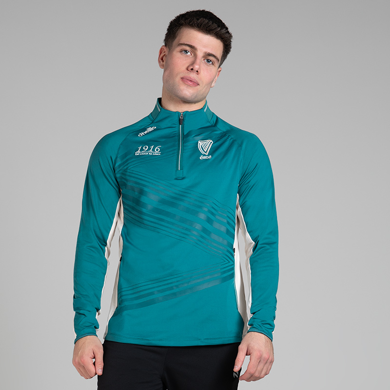 old O'Neills Green| Top Zip Half Discovery 1916 Men's O'Neills  clothing アクセサリー
