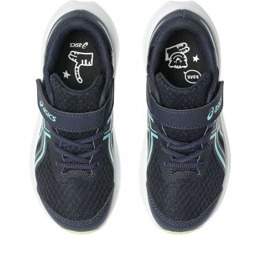 ASICS Kids' Patriot 14 Junior Running Shoes Midnight / Glow Green- AW26