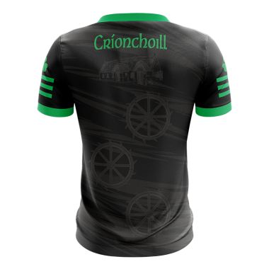 Crinkill GAA Women&#039;s Fit Jersey Black
