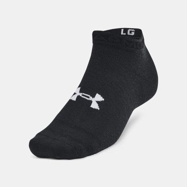 Under Armour Unisex UA Essential 6pk Low Black / Black / Halo Grey