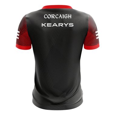 Cork Camogie Player Fit Short Sleeve Training Top Black / Red 2023