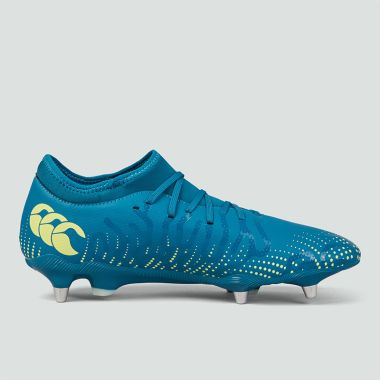 Canterbury Men&#039;s Speed Infinite 6 Stud SG Rugby Boots Lagoon / Lime