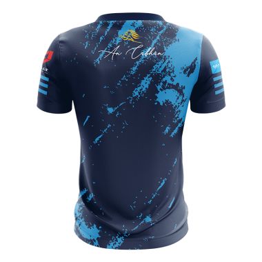 Cavan Camogie Kids&#039; Short Sleeve Training Top 2023