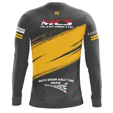 Wath Brow Hornets Open Age Men&#039;s Brushed Crew Neck Sweatshirt