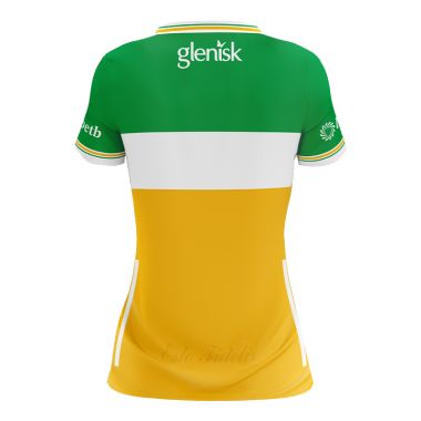 O&#039;Neills Offaly LGFA Women&#039;s Fit Home Jersey 2024