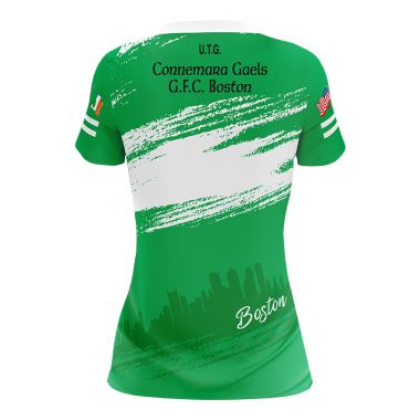 Connemara Gaels GFC Boston Women&#039;s Fit Intermediate Green Jersey