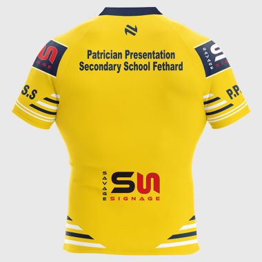 Patrician Presentation Secondary School Fethard Rugby Match Tight Fit Jersey