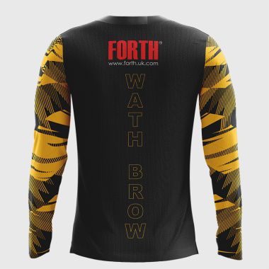 Wath Brow Hornets Youth Section Long Sleeve Printed T-Shirt