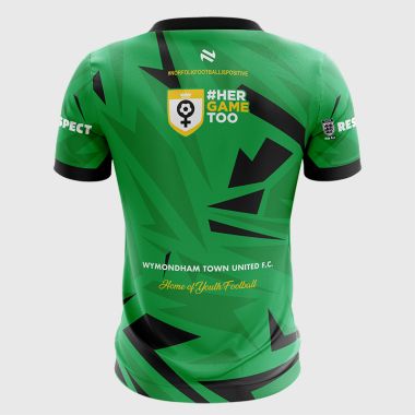Wymondham Town United FC Soccer Jersey (Under 16 Wolves Norfolk Mortages)