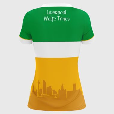 Liverpool Wolfe Tones GFC Women&#039;s Fit Outfield Jersey (Lanigans Irish Bar)