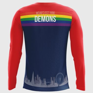 Wandsworth Demons AFL Long Sleeve Pride Guernsey