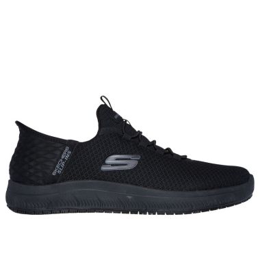 Skechers Men&#039;s Work: Summits Slip-Resistant - Colsin Trainers Black / Black - SS24