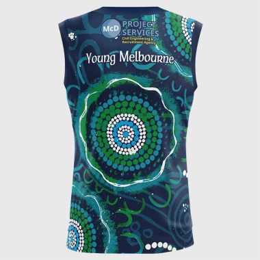 Young Melbourne GAA Kids' Vest (Fitzpatrick Construction)
