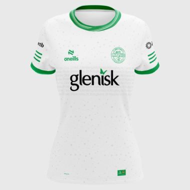 O'Neills Offaly Ladies Women's Shortsleeve Training Top White / Bottle