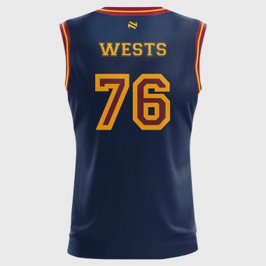 Wests Scarborough Rugby Union Club Basketball Vest