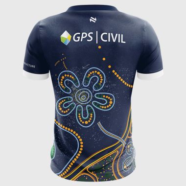 John Mitchels GFC Brisbane Player Fit Short Sleeve Training Top