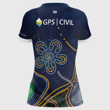 John Mitchels GFC Brisbane Women&#039;s Fit Short Sleeve Training Top