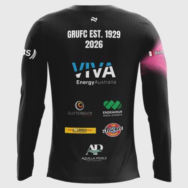 Geelong Rams Rugby Kids' Printed Long Sleeve Games Shirt