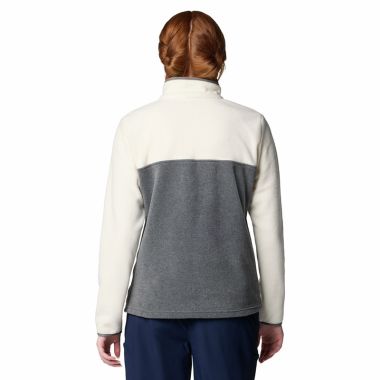 Columbia Women&#039;s Benton Springs™ Half Snap Pull Over II City Grey Heather / Chalk