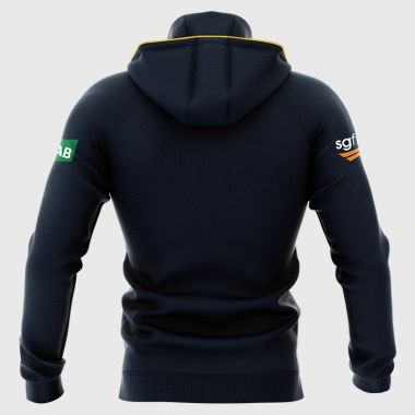 O'Neills Brumbies Rugby Women's Monaro Fleece Overhead Hoodie Marine / Orange
