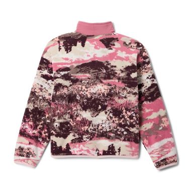 Columbia Kids' Sequoia Grove Printed Full Zip Fleece Rosette Fieldaze / Rosette
