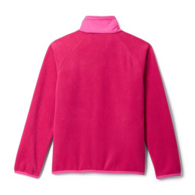 Columbia Kids' Fast Trek™ V Full Zip Fleece Guava Pink / Pink Ice