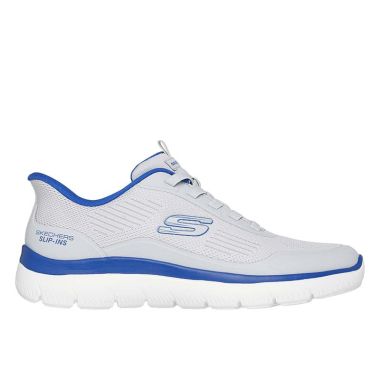 Skechers Men's Slip-ins: Summits - Leyter Trainers Grey / Blue - SS26