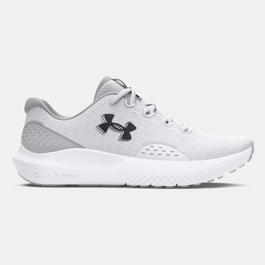 Under Armour Men's Surge 4 Running Shoes White / Halo Gray / Black - AW26