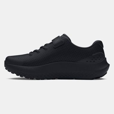 Under Armour Kids&#039; UA Surge 4 AC Junior Running Shoes Black / Black - SS24