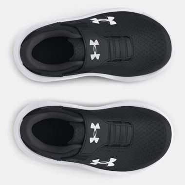 Under Armour Kids&#039; UA Surge 4 AC Infant Running Shoes Black / Anthracite / White - AW24