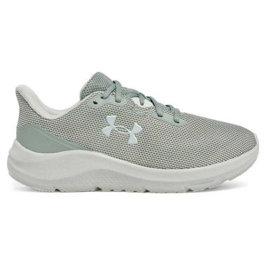 Under Armour Women&#039;s Pursuit 4 Running Shoes Silica Green / Metallic Silver - SS25
