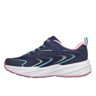 Skechers Kids' Junior Microspec Tread - Hyper Speed Trainers Navy / Multi- SS26