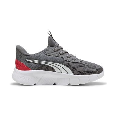 Puma Kids' Junior Flex Focus Slip Tech Running Shoes Cool Dark Grey / Puma White- SS26