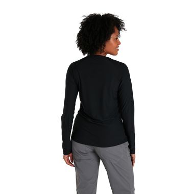 Berghaus Women&#039;s 24/7 Long Sleeve Crew Base Layer Black