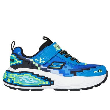 Skechers Kids&#039; Mega-Craft 4K Junior Trainers Black / Lime - AW25