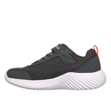 Skechers Kids' Junior Bounder - Quantarun Trainers Charcoal / Orange - SS26
