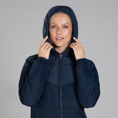 Women&#039;s Maddox Hooded Padded Jacket Marine