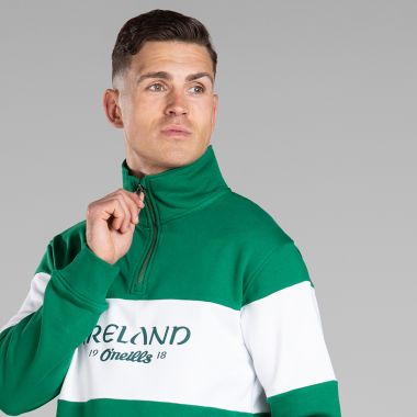 O&#039;Neills A Chara Ireland Half Zip Fleece Green