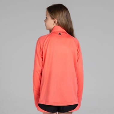 O&#039;Neills Kids&#039; Skylar Half Zip Midlayer Top Coral / Black