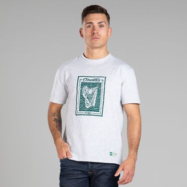 O’Neills A Chara Harp T-Shirt Grey