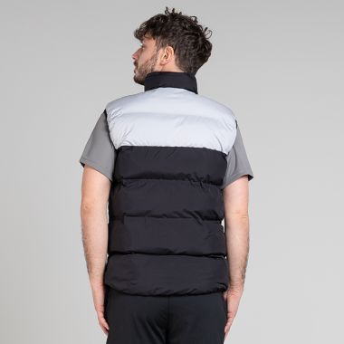 O&#039;Neills Men&#039;s Dynamo Padded Gilet Black / Silver