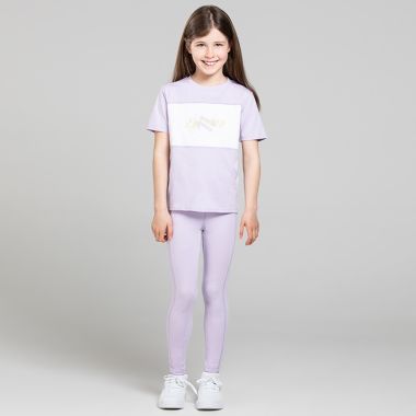 O'Neills Kids' Sofia T-Shirt & Leggings Set Purple