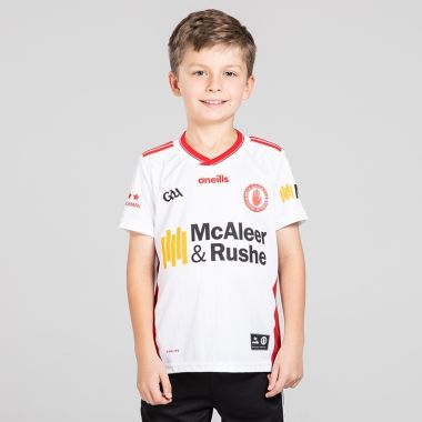 O'Neills Tyrone GAA Kids' 2 Stripe Home Jersey 2026