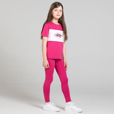 O'Neills Kids' Sofia T-Shirt & Leggings Set Pink