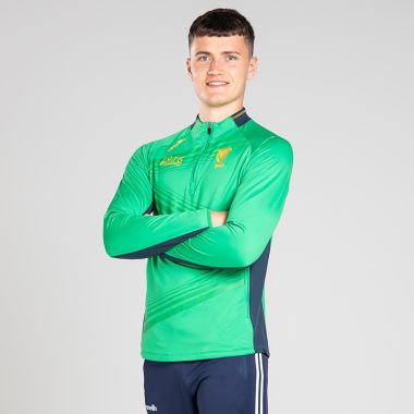 O'Neills Men's 1916 Discovery Half Zip Top Green / Marine / Amber