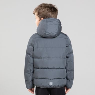 O'Neills Kids' Olympus Hooded Padded Jacket Grey / Black
