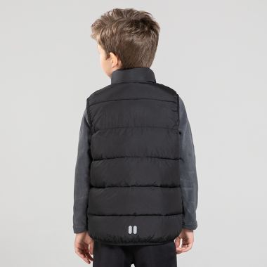 O'Neills Kids' Olympus Padded Gilet Black / Silver