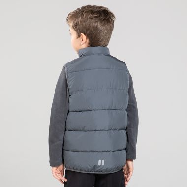 O'Neills Kids' Olympus Padded Gilet Grey / Black